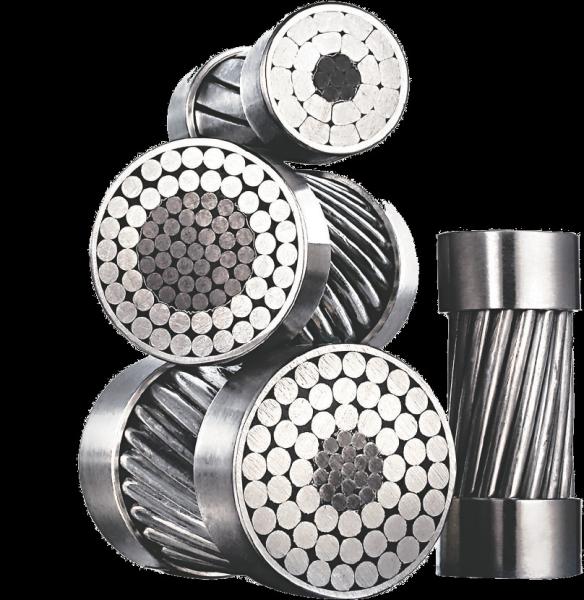 Quality Long Lifetime ACSS Conductor Aluminum Clad Steel Improved Current Carrying Capacity for sale