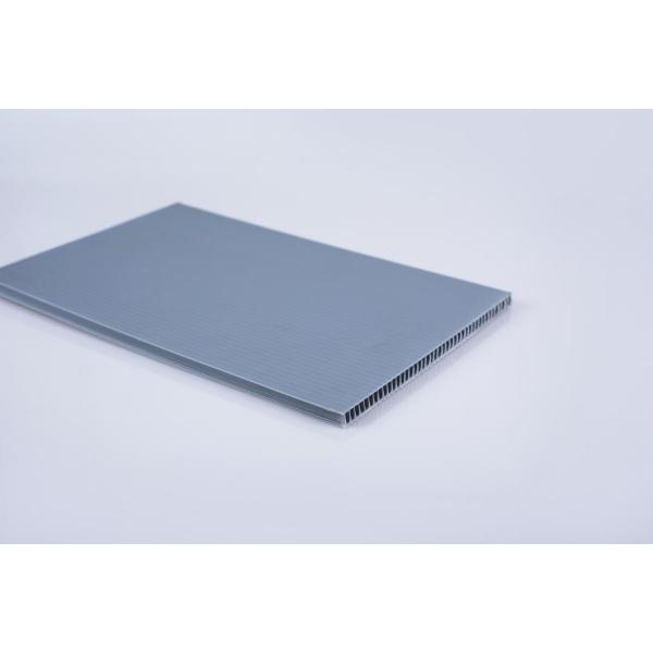 Grey Corrugated PP Sheets UV Resistant Corrugated Plastic Boards Waterproof Floor Protection