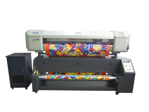 Quality Digital 100% Polyester Direct Sublimation Textile  Printer With Dual Cmyk Color 1440 Nozzles for sale