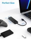 4 Port Usb C Hub Adapter USB 3.0 Hub Ultra Slim Portable Data Hub Applicable