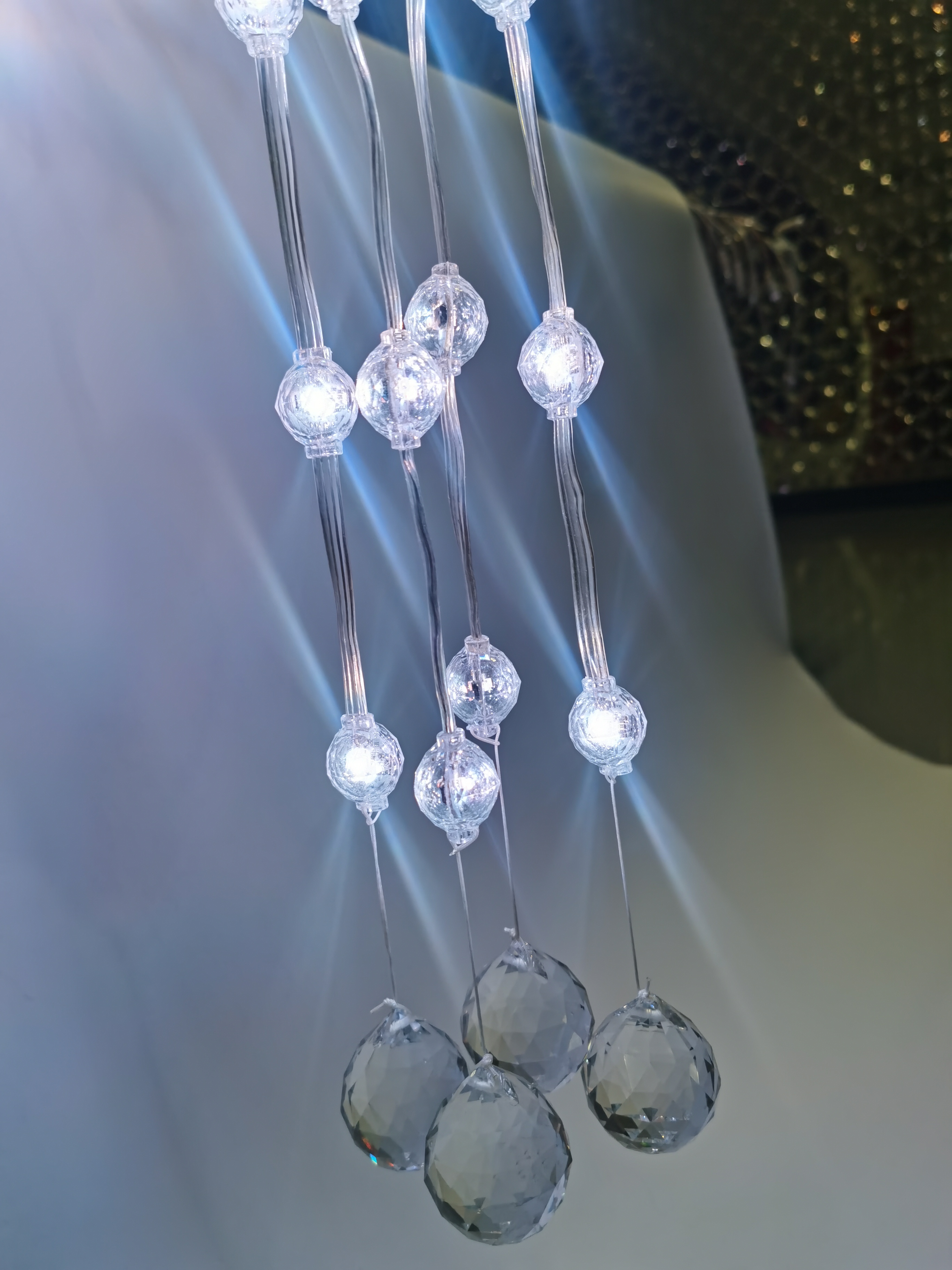 Permanent Holiday Lights 3D Pixel LED String IP67 With 10.4lm Luminous Flux