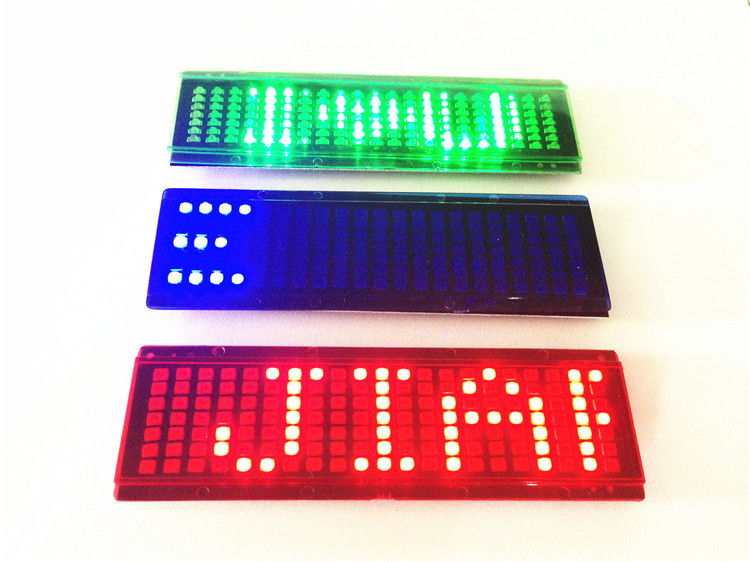 small wholesale LED display LED T-shirt Programmable rolling message flashing LED T-shirt stores up to 6messages