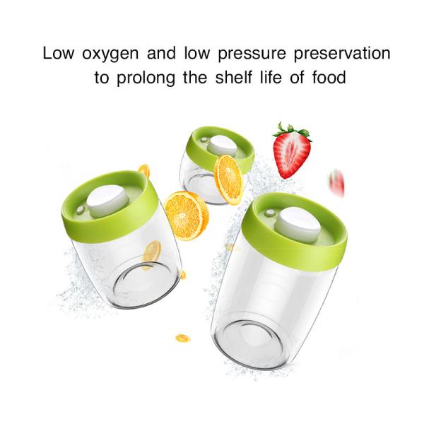 Watertight Compressed Air Glass Storage Jars Manually Pressed