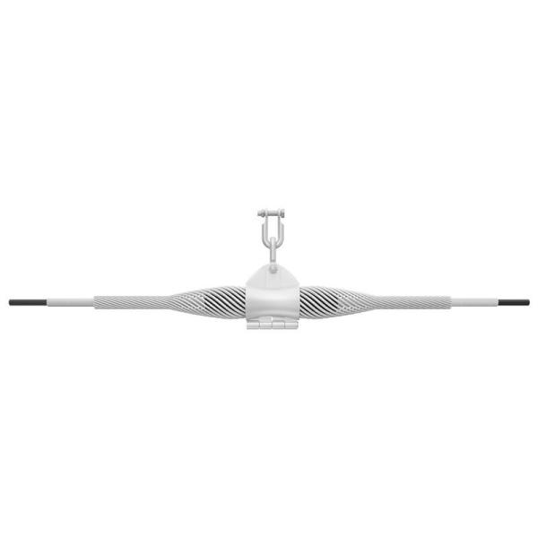Aluminum Material ADSS Anchor Clamp Single Layer for 9-11mm Diameter ADSS Suspension Clamp