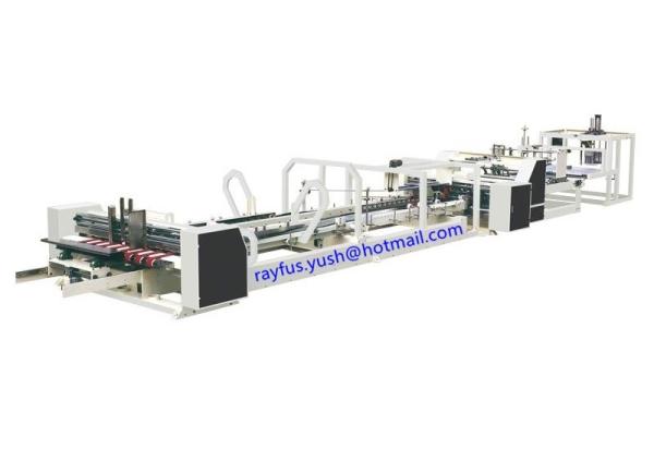 Quality Customized Straight Line Folder Gluer All Inline For Carton Box Making for sale
