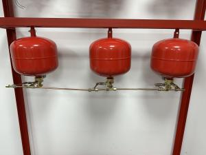 Temperature Control Hanging FM200 Fire Suppression System Without Pollution Linkage Series