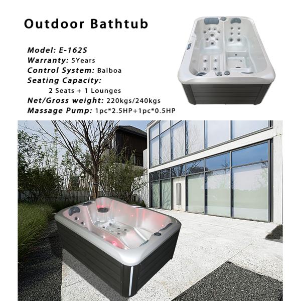 Garden Hotel Freestanding Spa Hot Tub With Balboa Control System