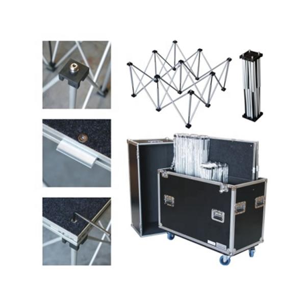 TUV CE Certificates Folding Aluminum Platform / Step Up Work Platform Light Weight