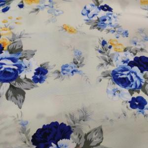100% Polyester 75Dx150D Printed Peach Skin Fabric Plain Breathable