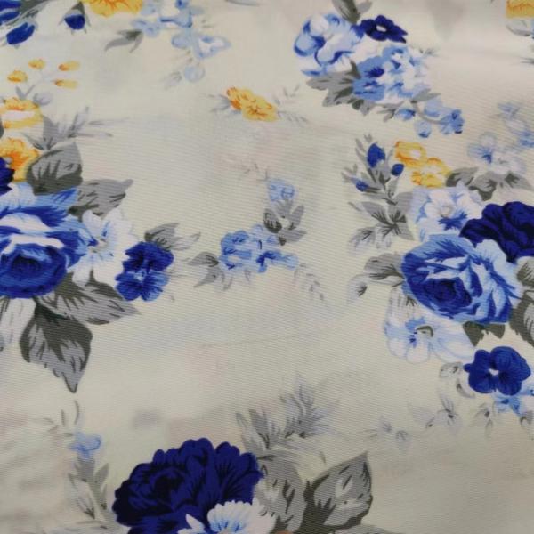 Quality 100% Polyester 75Dx150D Printed Peach Skin Fabric Plain Breathable for sale