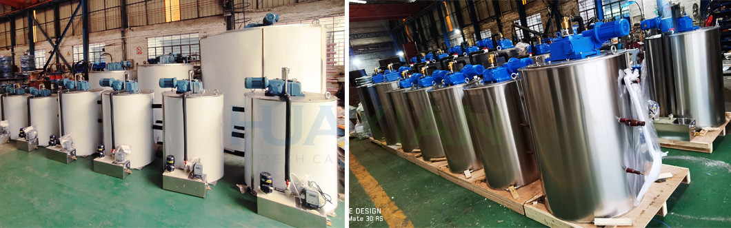 Air Cooled Refcomp Compressor 5 Tons Flake Ice Machine For Fish Storage