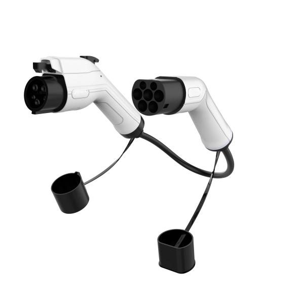 TPU TPE 7kw Type 1 To Type 2 Charging Cable 5M 7.5M 10M