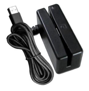 Ultra-mini USB TK1/2/3 POS manual swipe magnetic credit and debit card reader