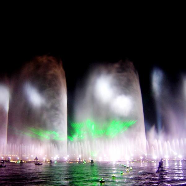 Quality Programmable Water Screen Projection Large Event Scene Computer Control for sale