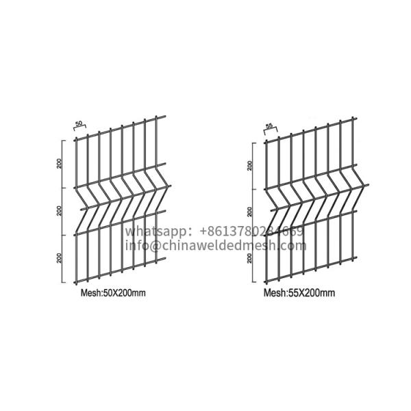 Galvanized Core Welded Mesh Fence 3m Width for construction