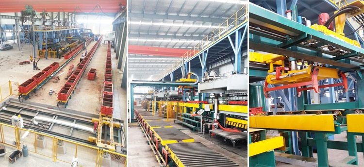 Economical Foundry Casting Moulding Line Continuous Foundry Machine 100/H