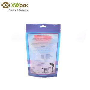 Side Zipper 0.5kg Flat Bottom Bag Customizable Size ISO FDA Listed