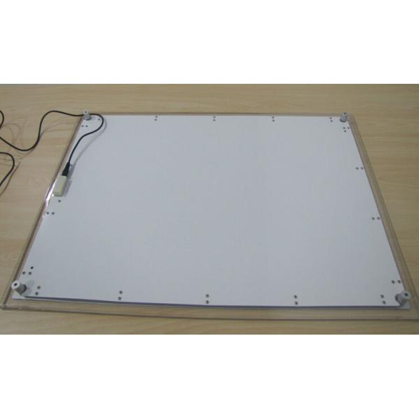Silver Border 30mm RGB Sparkle Acrylic LED Lightbox Display