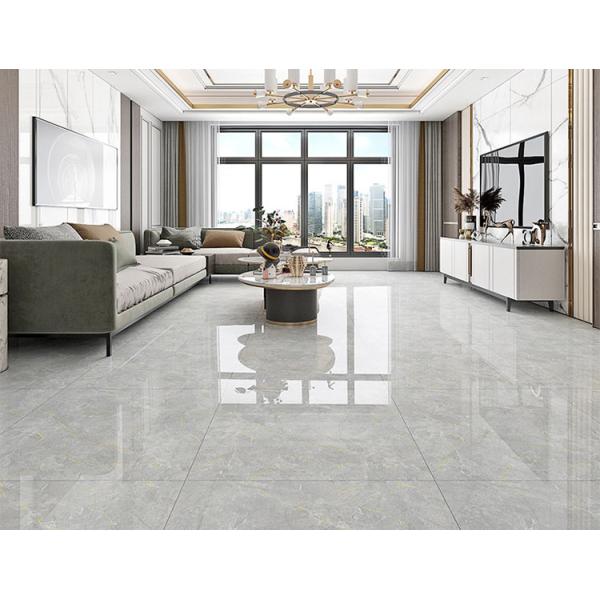 800x800mm Antibacterial Polished Porcelain Floor Tile Grey Gold