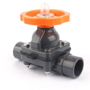 China Pneumatic UPVC Double Diaphragm Valve , Multifunctional EPDM Diaphragm Valve wholesale