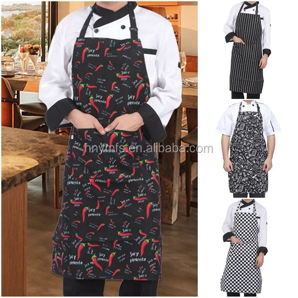 apparel factory custom various style chef apron bib waist and full body chef apron kitchen apron
