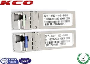 China High Performance 40KM 10GB SM Simplex Sfp Transceiver Module With LC Connector wholesale