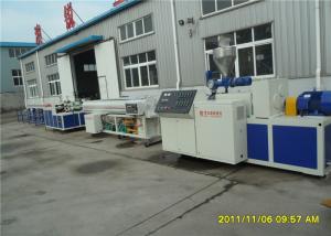 China Twin Pipe PE PVC Extursion production Line For Architectural Pipe , PVC Twin Screw Pipe Making Machinery wholesale