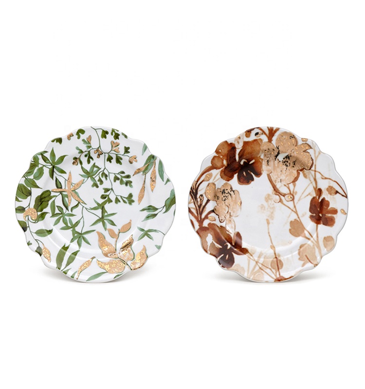 2025 New Design Royal Ceramic Plates Porcelain Plate Autumn Tableware Boutique Gift Set