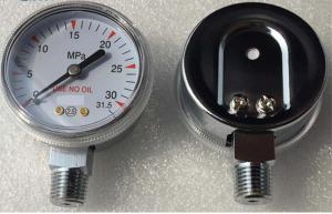 China High Welding Pressure Gauge 1/4 Npt Chrome Plated Oxygen wholesale