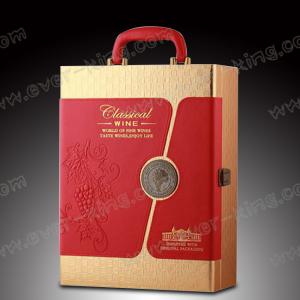 China ISO9001 Wood Cardboard Spirits​  Glass Bottle Box wholesale