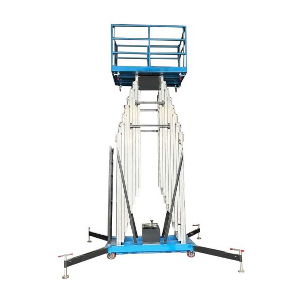 Quality 16M Telescopic Lift Platform Two Mast Hydraulic Elevated Work Platform for sale