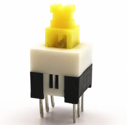 Quality 6P DIP 7x7 Lock & Non Lock Micro Push Button Switch for sale