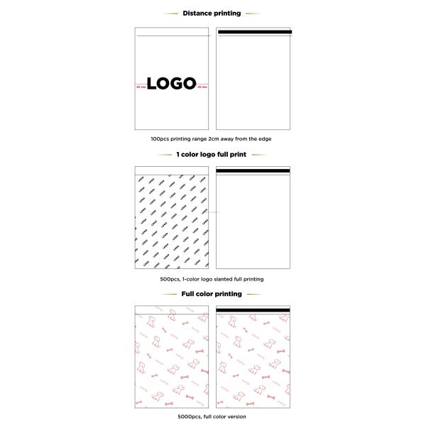 Multicolour Waterproof Mailing Bags Customized Mailing Bags With Handles