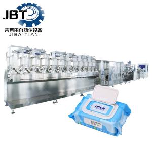 China Degradable Wipes Making Machine Customization Fold Minimal Air Consumption wholesale