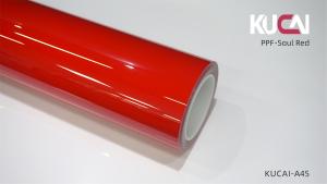 China Soual Red Color Tpu Car Paint Protection Film Water Beading Customizable wholesale