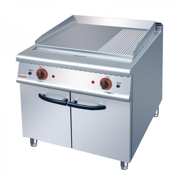 Quality Commercial Catering Equipment For Restaurant Kitchen Gas Griddle With Cabinet for sale