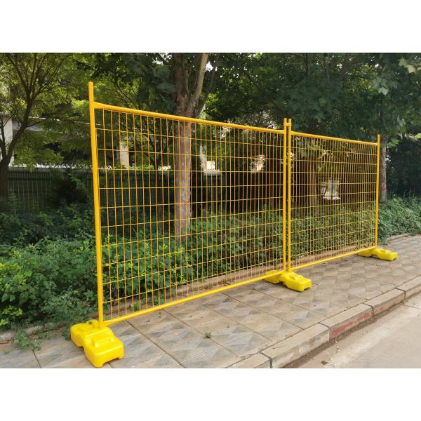 Outdoor No Dig Decorative Removable Construction Site Temporary Fence Panels For Sale