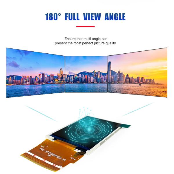High Performance Tft Lcd Spi Tft Color Lcd Module 240x320 Resolution MCU IC ST7789