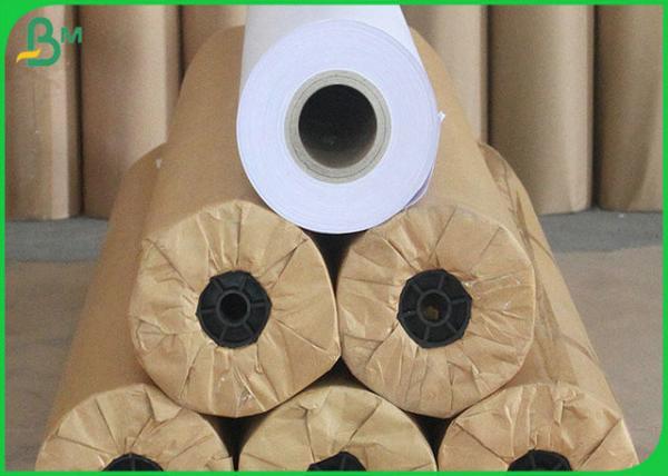 Quality High Whiteness Garment Plotter Paper Roll 40 Gsm - 80gsm For Textile Factory for sale