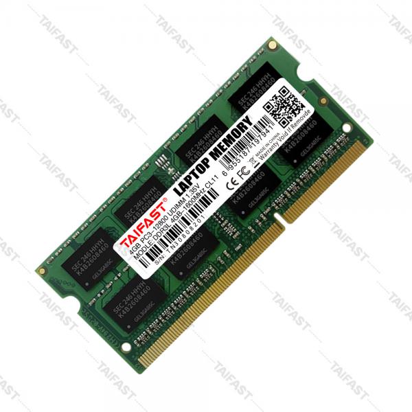 Quality Notebook 4GB DDR3 Memory Ram 1.35V 1600mhz 240pin So Dimm Ram for sale