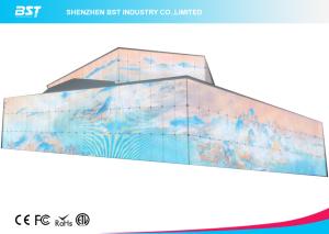 P10 Flexible Led Video Screen , Curved Projector Screen High Brightness