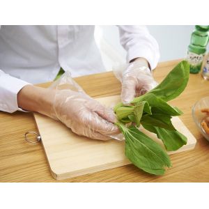 Lightweight Clear Food Handling Gloves / Food Handler Poly Gloves Loose -