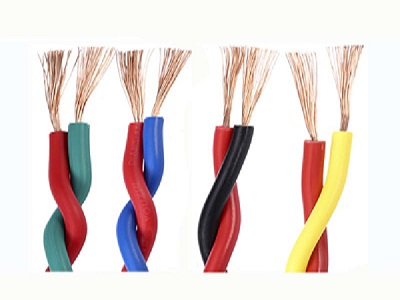 Double Core Wire Cable for Lighting 20AWG 18AWG 17AWG 15AWG 13AWG PVC Insulation Material
