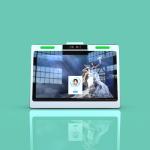 JP1307 13-Inch Desktop Facial Recognition Visitor Machine Utilizes deep learning