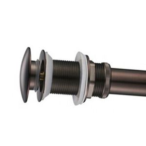 Pipe Bathroom Drain Fittings Button Push Pop-Up Sink Stopper