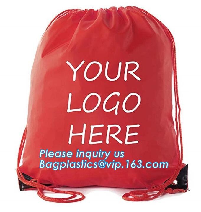 Cheap Custom Wholesale Promotion Canvas Cotton Drawstring Bag, Waterproof Mini Nylon Polyester Drawstring Bag bagplastic