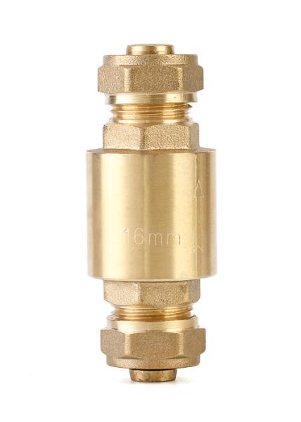 Quality Multi Scene Forged Brass Check Valve Spring Loaded Weatherproof for sale