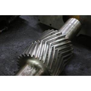 China 10 Module Gear Milling Herringbone Gears Shaft With Induction Hardening wholesale