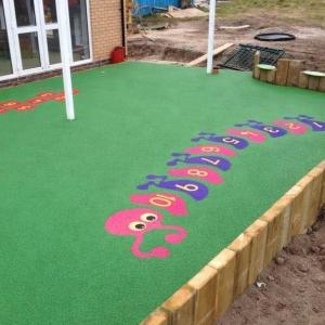 WAF Class 2 Artificial Turf Rubber Pellets