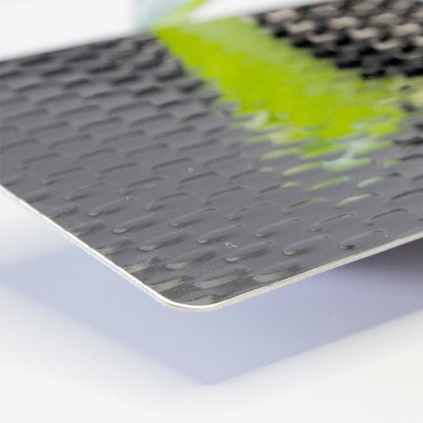 1219mm ecorative Water Wave Effect Stamped Steel Sheet Hammered Stainless Steel Ceiling Panel